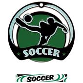 Hasty Awards Glow in the Dark Soccer Medal Hasty Awards Glow in the Dark Soccer Medal