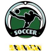 Hasty Awards Glow in the Dark Soccer Medal