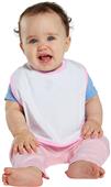 LAT Sportswear Infant Velcro Contrast Bib