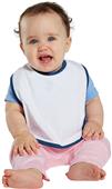 LAT Sportswear Infant Velcro Contrast Bib