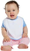 LAT Sportswear Infant Velcro Contrast Bib