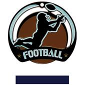 Hasty Awards Glow in the Dark Football Medal