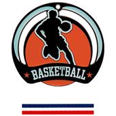 Hasty Awards Glow in the Dark Basketball Medal Hasty Awards Glow in the Dark Basketball Medal