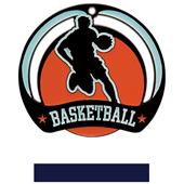 Hasty Awards Glow in the Dark Basketball Medal