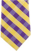 Eagles Wings NCAA East Carolina Checkered Tie