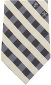 Eagles Wings NCAA Vanderbilt Commodores Check Tie
