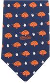 Eagles Wings NCAA Blue Auburn Oaks Silk Tie