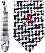 Eagles Wings NCAA Alabama Silk Houndstooth Tie