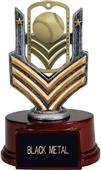 Hasty Awards 6" Baseball Dog Tag Trophy Hasty Awards 6" Baseball Dog Tag Trophy