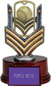 Hasty Awards 6" Baseball Dog Tag Trophy Hasty Awards 6" Baseball Dog Tag Trophy