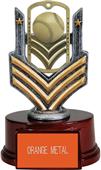 Hasty Awards 6" Baseball Dog Tag Trophy