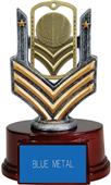 Hasty Awards 6" Basketball Dog Tag Trophy Hasty Awards 6" Basketball Dog Tag Trophy