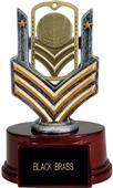 Hasty Awards 6" Basketball Dog Tag Trophy Hasty Awards 6" Basketball Dog Tag Trophy