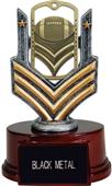 Hasty Awards 6" Football Dog Tag Trophy Hasty Awards 6" Football Dog Tag Trophy