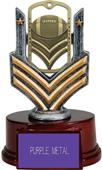 Hasty Awards 6" Football Dog Tag Trophy Hasty Awards 6" Football Dog Tag Trophy