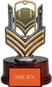 Hasty Awards 6" Football Dog Tag Trophy Hasty Awards 6" Football Dog Tag Trophy