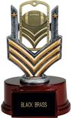 Hasty Awards 6" Football Dog Tag Trophy