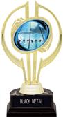 Gold Hurricane 7" Action Swimming Trophy Gold Hurricane 7" Action Swimming Trophy