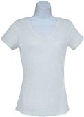 Trecento Ladies/Juniors Short Sleeve V-NeckTee