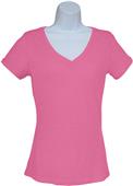 Trecento Ladies/Juniors Short Sleeve V-NeckTee