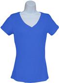Trecento Ladies/Juniors Short Sleeve V-NeckTee