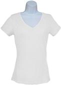 Trecento Ladies/Juniors Short Sleeve V-NeckTee