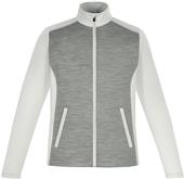 North End Mens Shuffle Melange Interlock Jacket