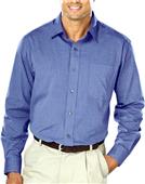 Blue Generation Men's Heathered Crossweave Shirts Blue Generation Men's Heathered Crossweave Shirts