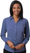 Blue Generation Ladies Heathered Crossweave Shirts Blue Generation Ladies Heathered Crossweave Shirts