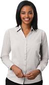 Blue Generation Ladies Heathered Crossweave Shirts Blue Generation Ladies Heathered Crossweave Shirts