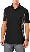 Blue Generation Mens Wicking Colorblock Polo Blue Generation Mens Wicking Colorblock Polo