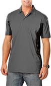 Blue Generation Mens Wicking Colorblock Polo Blue Generation Mens Wicking Colorblock Polo