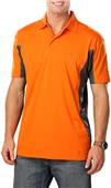 Blue Generation Mens Wicking Colorblock Polo Blue Generation Mens Wicking Colorblock Polo