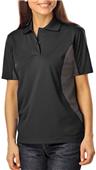 Blue Generation Ladies Colorblock Wicking Polo Blue Generation Ladies Colorblock Wicking Polo