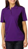 Blue Generation Ladies Colorblock Wicking Polo Blue Generation Ladies Colorblock Wicking Polo