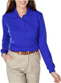 Blue Generation Ladies Long Sleeve Polo Blue Generation Ladies Long Sleeve Polo