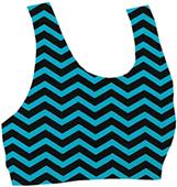 Boxercraft Support Your Team Chevron Sports Bras