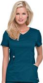 Landau Women's Banded Crossover V-neck Scrub Top