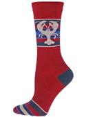 B.ella Lobster Cotton Crew Socks