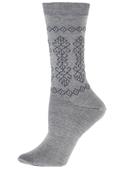 B.ella Hennia Placed Pattern Silky Crew Sock