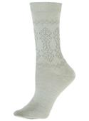B.ella Hennia Placed Pattern Silky Crew Sock