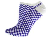 B.ella Susette Checked Ghost Ankel Socks