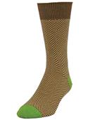 B.ella Mens Dylan Herringbone Dress Crew Socks