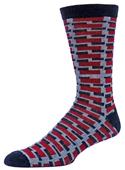 B.ella Mens Cobblestones Cotton Crew Socks