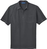 Port Authority Mens Stain-Resistant Pocket Polo