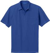Port Authority Mens Stain-Resistant Pocket Polo