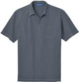 Port Authority Mens Stain-Resistant Pocket Polo