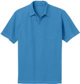 Port Authority Mens Stain-Resistant Pocket Polo