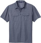 Port Authority Adult Pique Double Pocket Polo