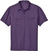 Port Authority Adult Pique Double Pocket Polo